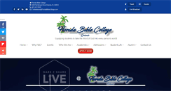 Desktop Screenshot of floridabiblecollege.com